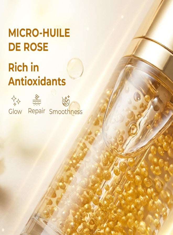 CVB C290 Luxe Rose Gold Activated Face Serum - Advanced Repairing Formula with Micro-Huile De Rose for Radiant Skin, 30ml - Image 3