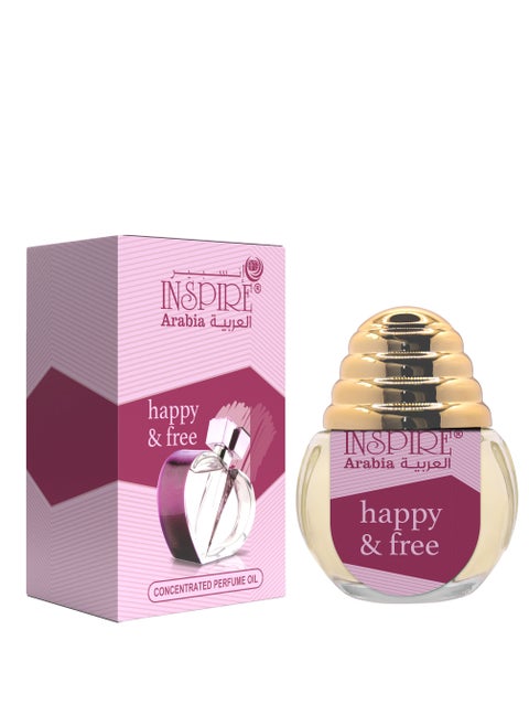 Happy & Free Attar Roll On 20ML Concentrated Perfume