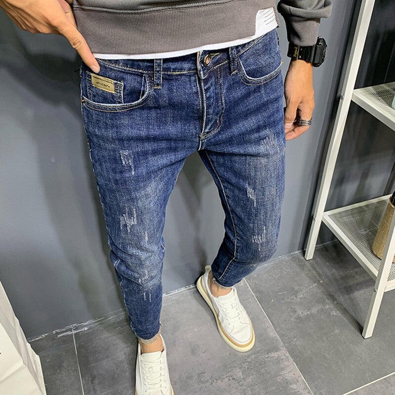 Unisex Casual Daily Denim Jeans - Image 4