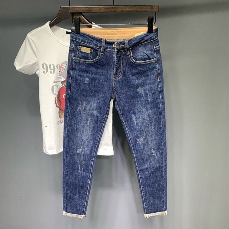 Unisex Casual Daily Denim Jeans - Image 2