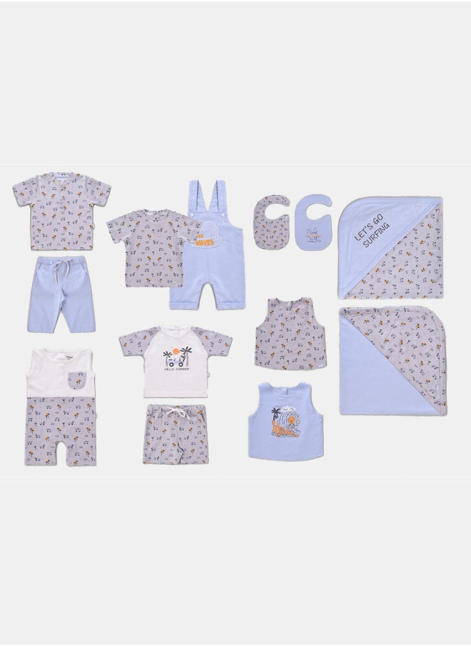 Junior - Baby Boys Printed Romper - Image 1