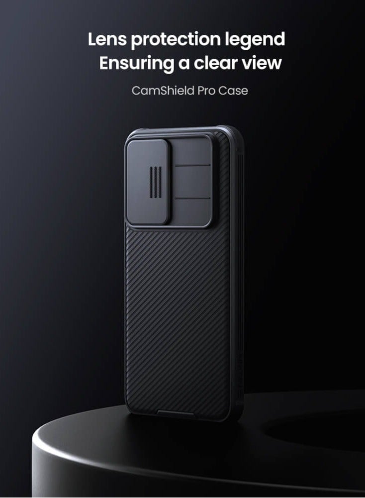 Nillkin Case for Samsung Galaxy A17 5G Camshield Pro Magnetic Case  Camera Slider Double Layered Protection TPU + PC Black Color- Black - Image 2