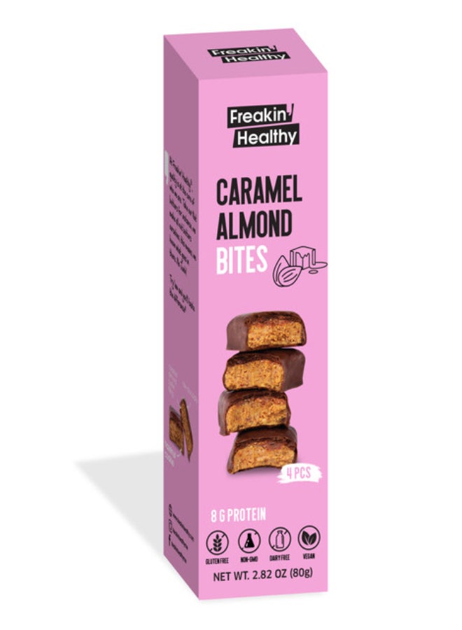 Freakin Healthy Caramel Almond Bites 80g - Image 1