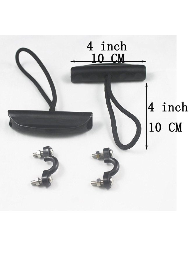 YYST Lot 2 Kayak Carry Handle Pull Handle T-handle with Cord and Pad Eyes - Image 2
