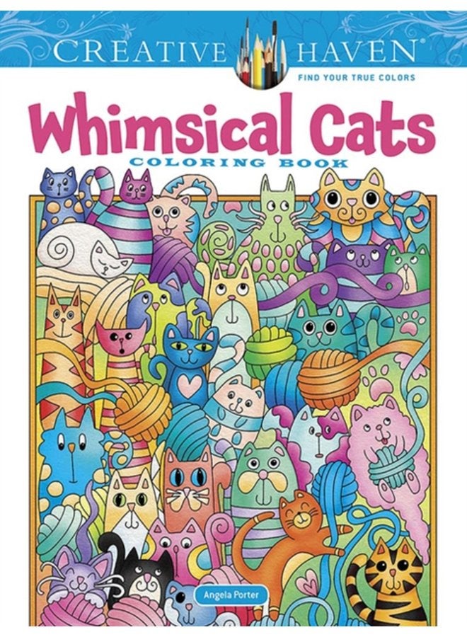Creative Haven Whimsical Cats Coloring Book - Paperback