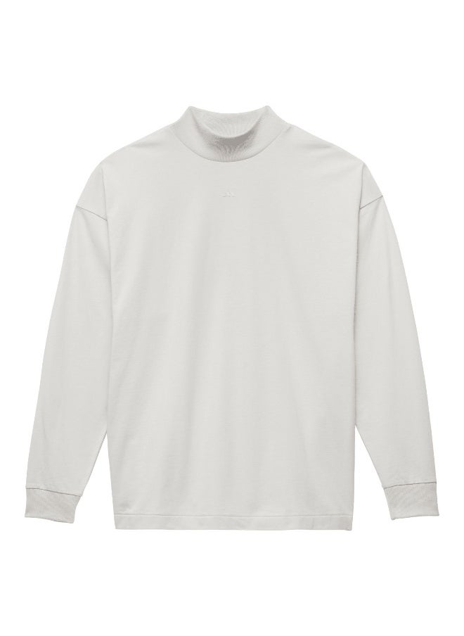 Adidas Adidas One Bb L/S Tee Grey Basketball T-Shirts For Unisex Xs  - Image 1
