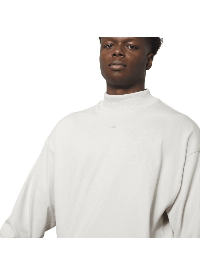 Adidas Adidas One Bb L/S Tee Grey Basketball T-Shirts For Unisex Xs  - Image 4