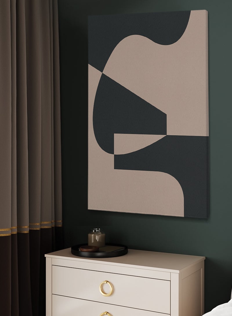 LOWHA Framed Canvas Wall Art Stretched Over Wooden Frame with Bohemian Art Pattern Painting - Image 1