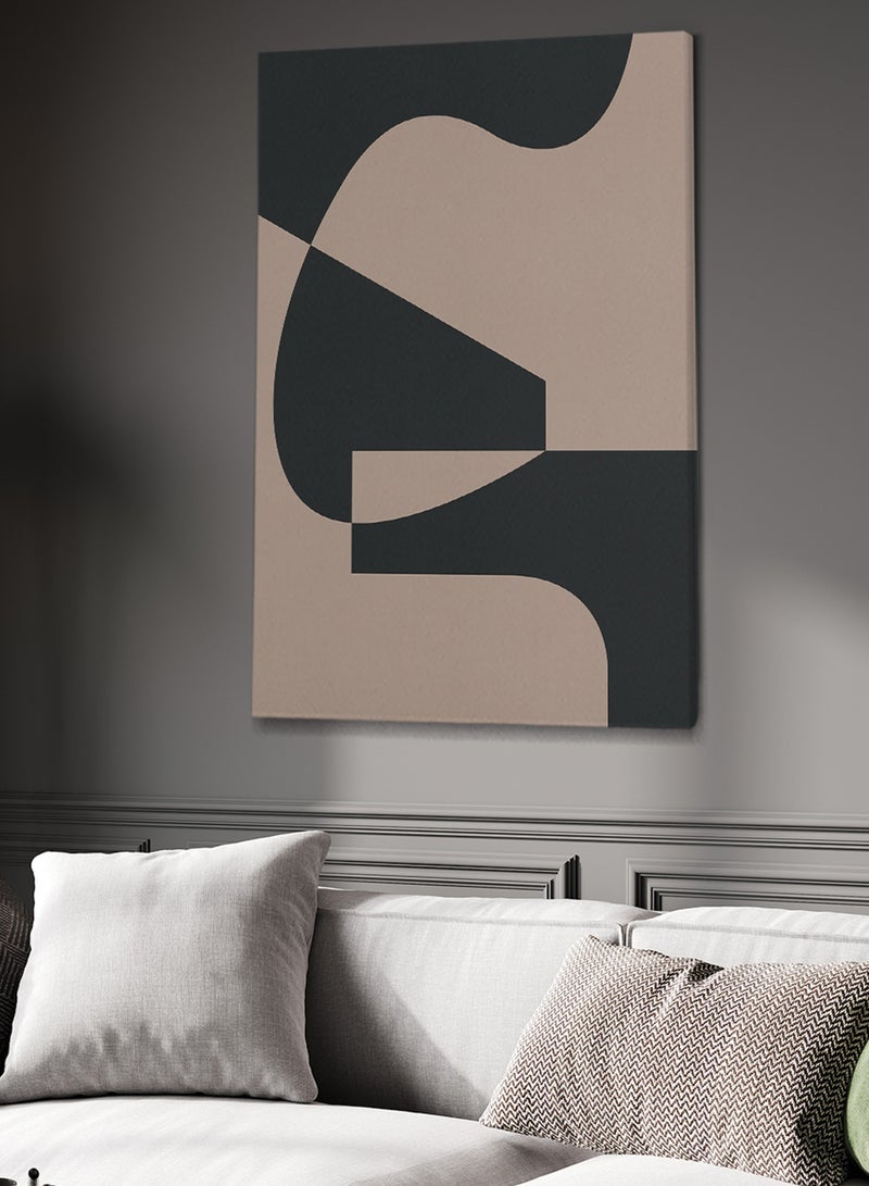 LOWHA Framed Canvas Wall Art Stretched Over Wooden Frame with Bohemian Art Pattern Painting - Image 3