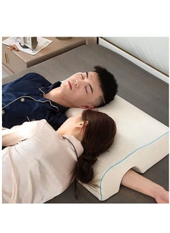 Memory Foam Cuddle Pillow Anti Pressure Couples Pillow with Arm Hole Arched Cuddle Pillow Couples Pillow With Slow Rebound And Breathable Memory Foam