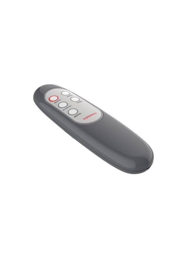 Tornado 16-inch Stand Fan, 4 Blades, Remote Control, Gray, TSF-75G - Image 3