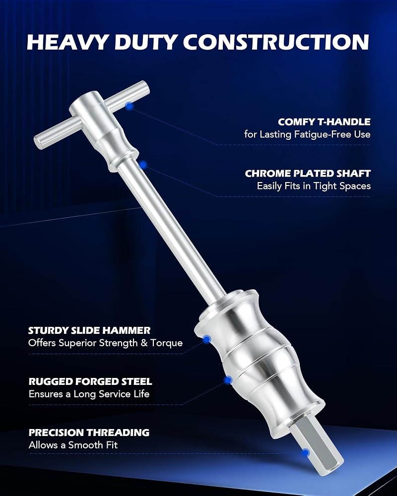 Orion Motor Tech مجموعة أدوات Orion Motor Tech لسحب واستخراج حاملات الثقوب العمياء، أدوات إزالة الحاملات الداخلية، 16 قطعة - Image 5