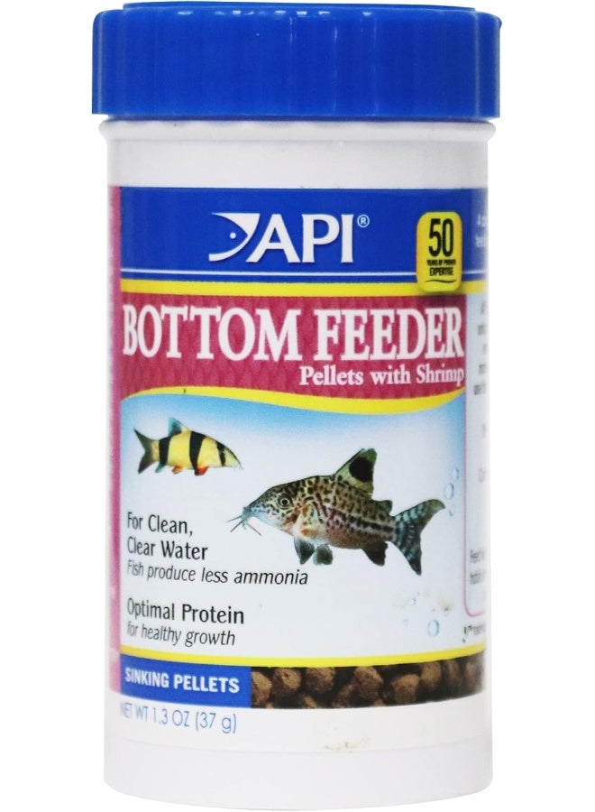 Api Bottom Feeder Pellets With Shrimp, 1.05 Oz - Image 1