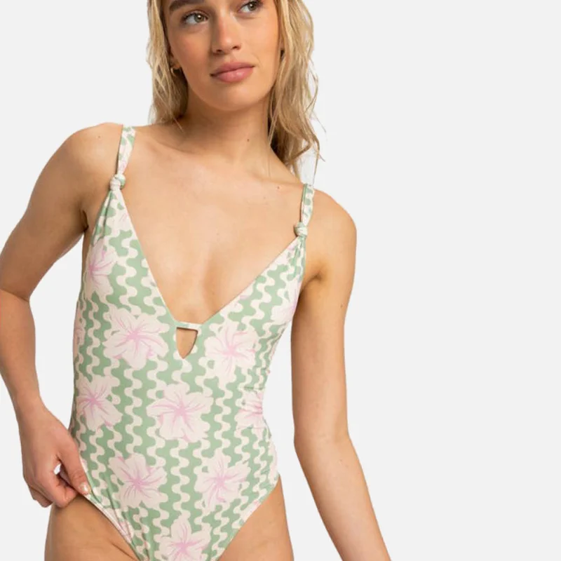 روكسي Hibiscus Daze One-Piece Swimsuit - Women