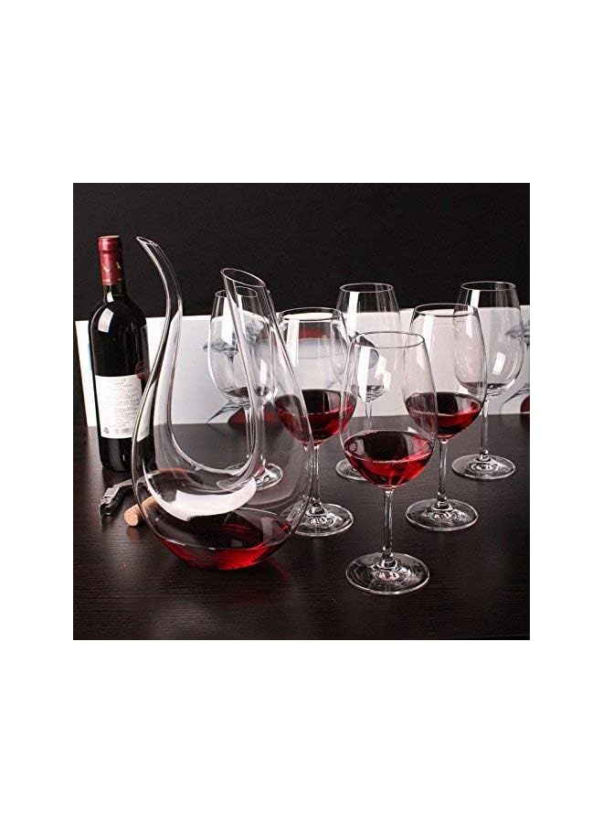 S-TOP Wine Decanter 1.2L U Shape Classic Wine Aerator, Red Wine Carafe, Wine Gifts, Wine Accessories - Image 4