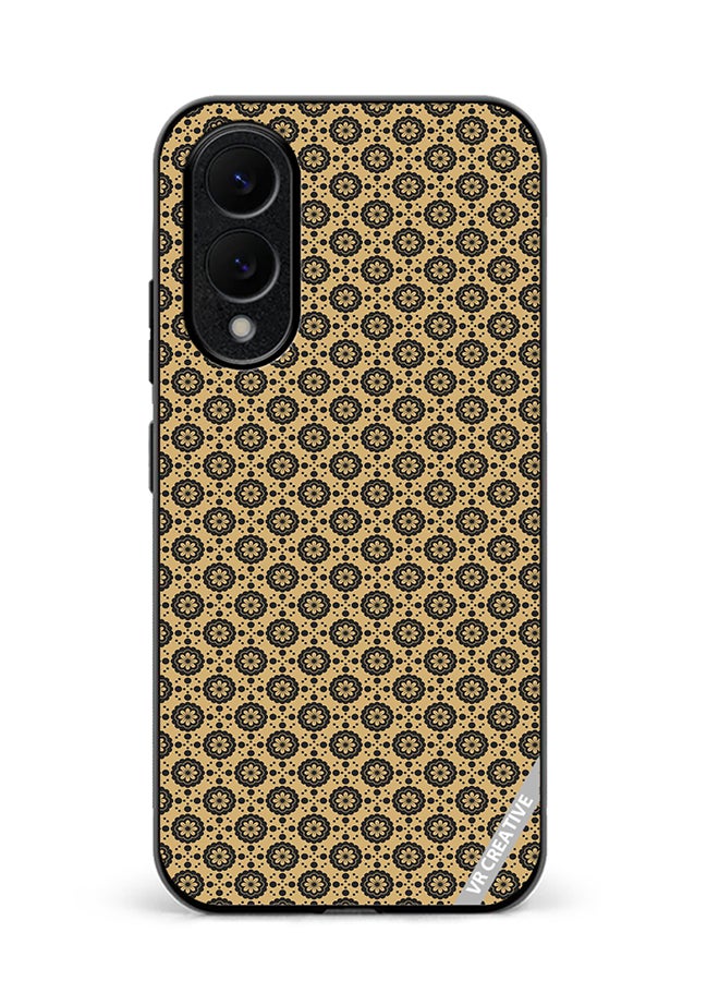 Protective Case Cover For Samsung Galaxy S25 Edge Pattern Classical Luxury Ornament Royal Texture Design Multicolour
