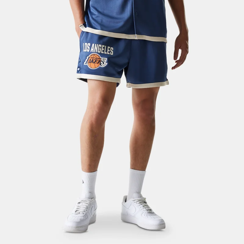 NEW ERA Men's NBA Los Angeles Lakers Team Logo Shorts