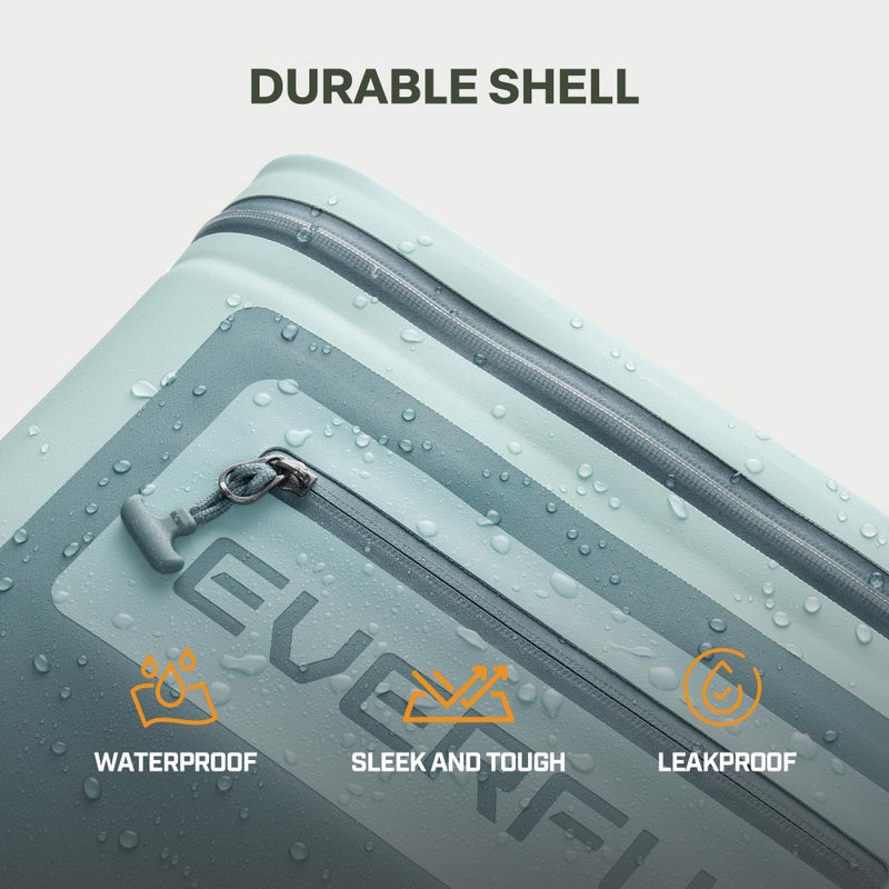 EVERFUN Soft Cooler 30 Can, Portable 24qt Insulated Small Cooling Lunch Box for Men and Women, Leakproof Ice Chest Bag for Travel, Beach, Camping, Boating, Fishing, Tailgating, Work and Picnic - Image 5