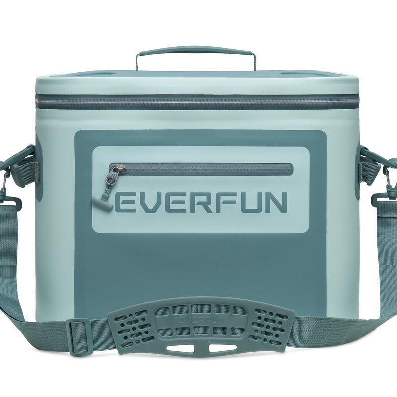 EVERFUN Soft Cooler 30 Can, Portable 24qt Insulated Small Cooling Lunch Box for Men and Women, Leakproof Ice Chest Bag for Travel, Beach, Camping, Boating, Fishing, Tailgating, Work and Picnic - Image 1