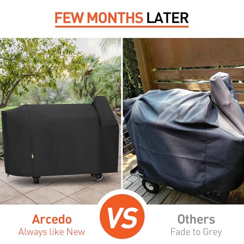 Arcedo Grill Cover Compatible with Pit Boss Austin XL, Wood Pellet Grill and Smoker Cover for Pitboss 1000, Rancher XL, 1100 pro, 1150, All Weather Protection BBQ Accessories - Image 3
