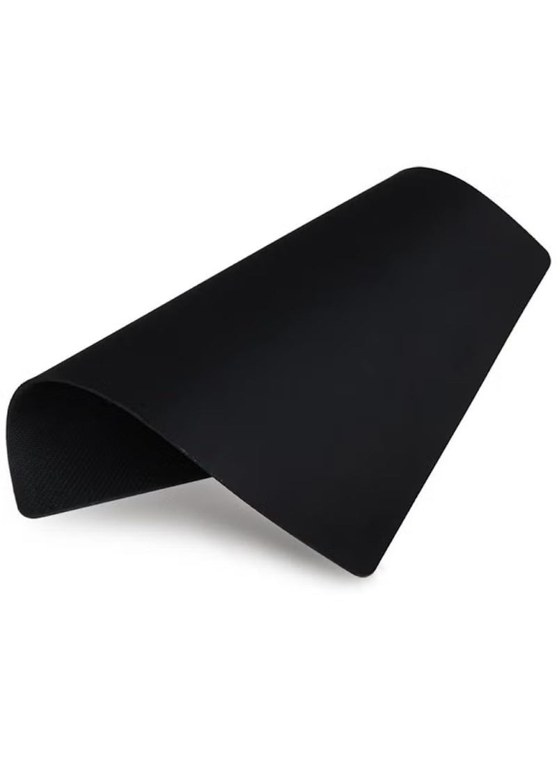 Huitich Large Black Mouse Pad with Lock Edge – Non-Slip Desk Mat for Gaming & Office - Image 2