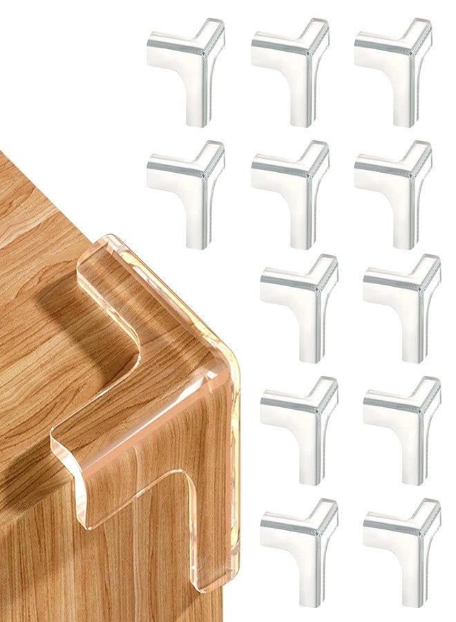 SQLemo 3-Sided Baby Corner Guards, T-Shaped Safety Edge Protectors with Strong Self-Adhesive, Child & Infant Bump Protection for Sharp Furniture Corners (20) - Image 1