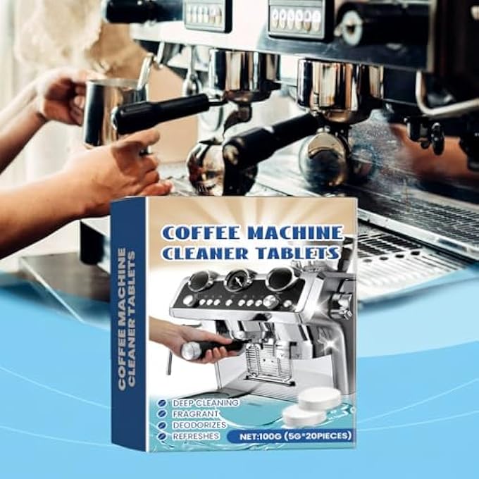 rayihni Coffee Machine Cleaner  Descaler Tablets  20 Count Compatible With Tassimo Melitta Miele Descaling Tabs For Drip Coffee  Espresso Machines - Image 3