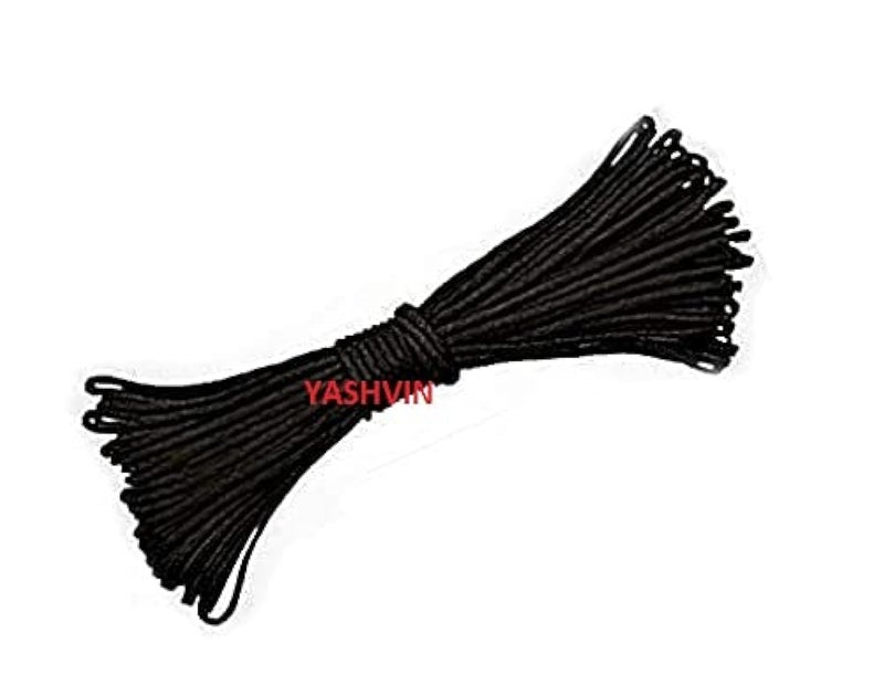 Yashvin Cotton Black Thread 25 Meter - Kala Dhaaga - Nazar suraksha - Black dhaga - Kaala Dora - Nazar battu - Tabeez - Image 4