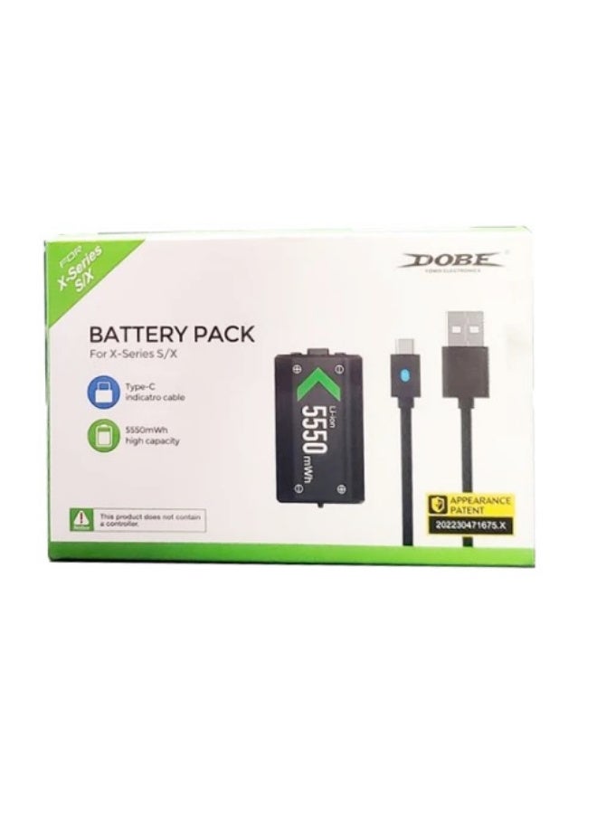 DOBE Controller Battery Pack 5550mAh Rechargeable Battery Packt USB C Charging Cable for Xbox One for Xbox Series
