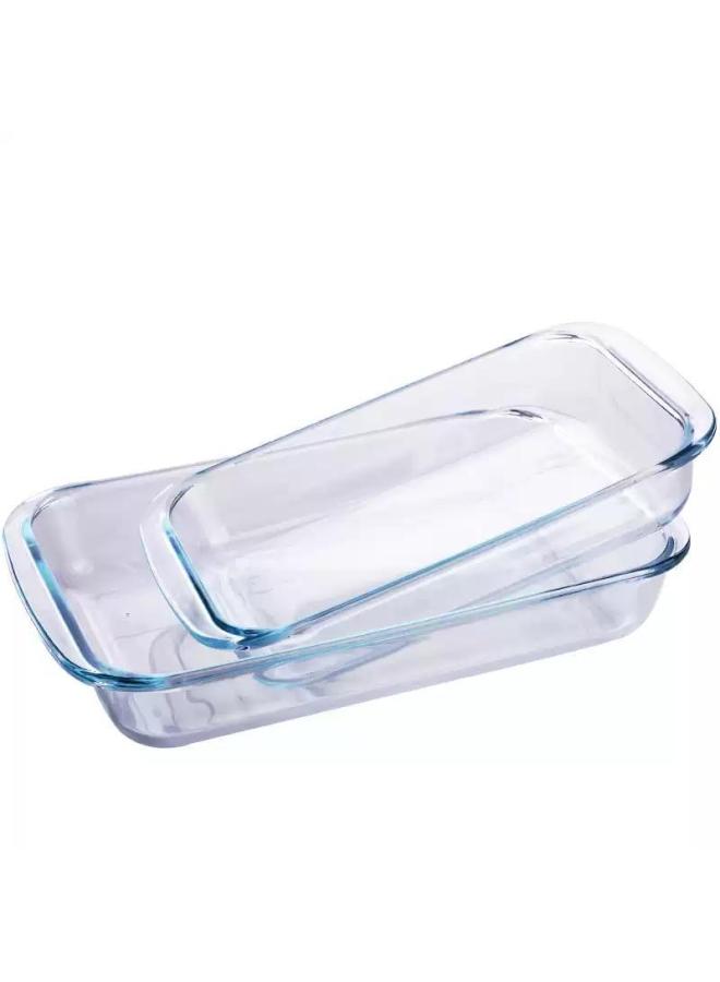 Heat Resistant Glass Fish Dish Household Steamed Fish Dish Large Baking Tray For Microwave Oven Heating Special Utensils Dinner Tray-Specifications:Oval 2.4l Baking Pan (16 Pieces/box)-Capacity:0.9L-3.0L  - Image 5