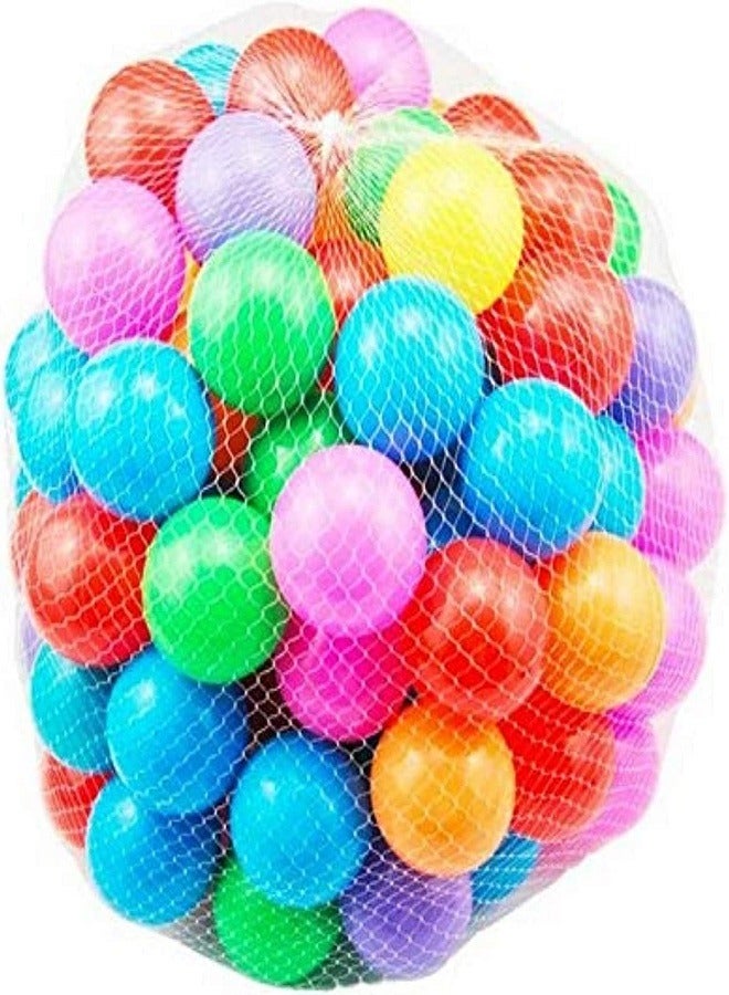 50 Pieces Colorful Soft Plastic Balls for Kids Tents and Pools, Suitable Toy as Gift.  - Image 1
