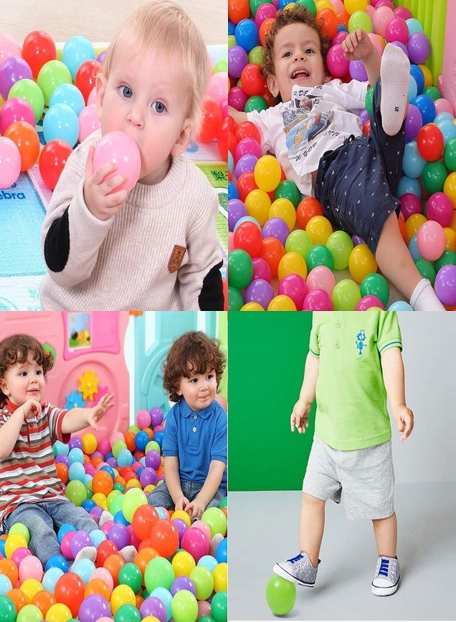 50 Pieces Colorful Soft Plastic Balls for Kids Tents and Pools, Suitable Toy as Gift.  - Image 2