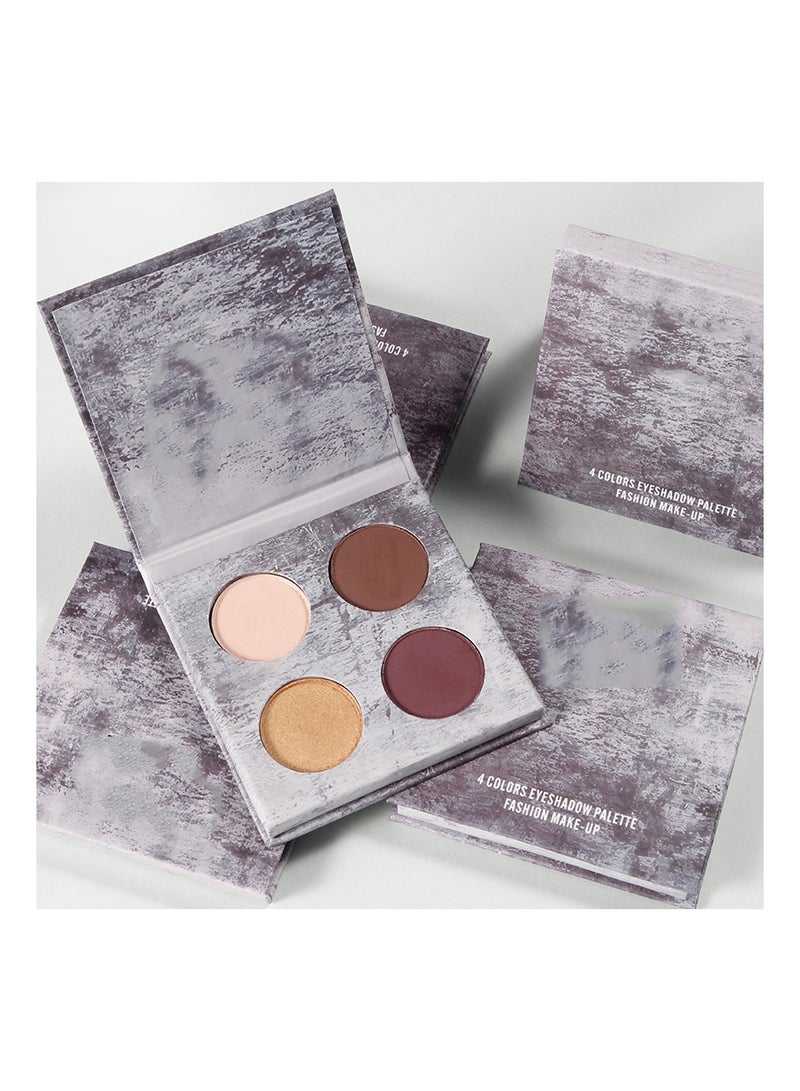 SYOSI Autumn Brown Eyeshadow Palette -4 Fashion Colors for DIY Makeup. Silky Skin-Friendly Powder, Easy to Blend, Artistic Tri-Color Combinations. Discover Your Exclusive Look - Image 5