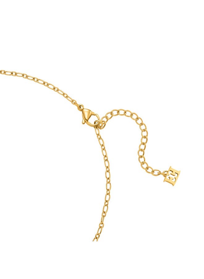 ESCADA Alice Necklace for Women Iconic E Signature Pendant, Crystal Accents, Modern Luxury and Chic Design - Image 3