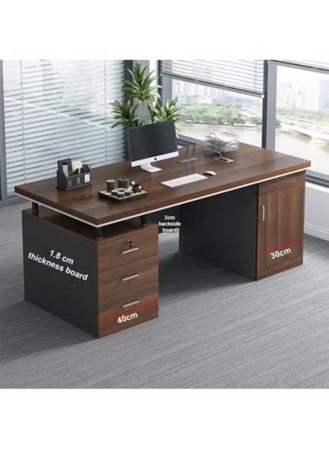 keke Executive Office Desk and Multifunction Computer Table 140 CM - Image 3