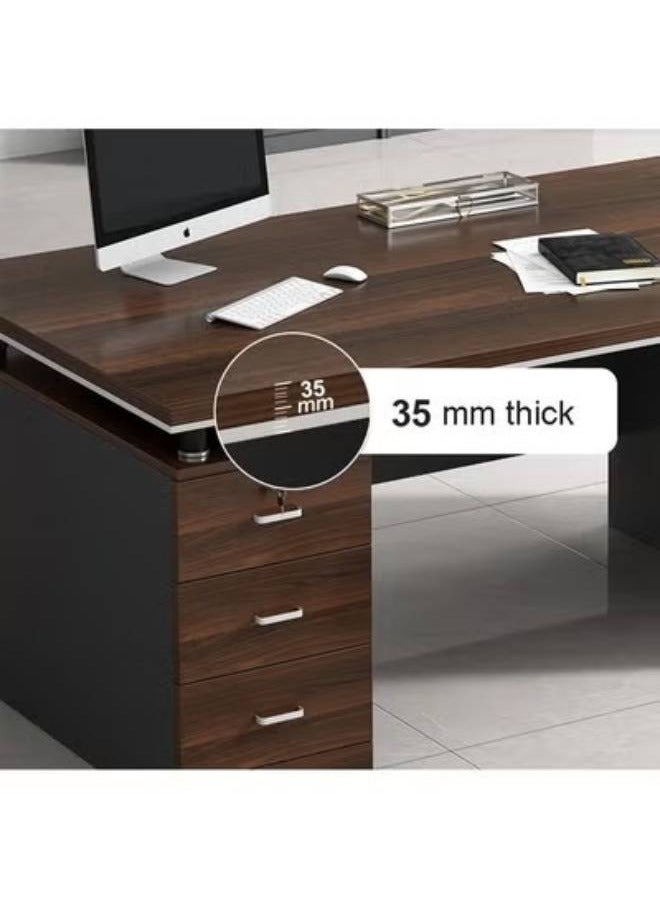 keke Executive Office Desk and Multifunction Computer Table 140 CM - Image 4