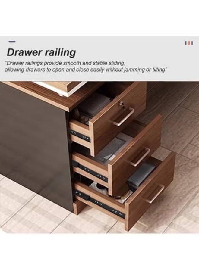 keke Executive Office Desk and Multifunction Computer Table 140 CM - Image 5