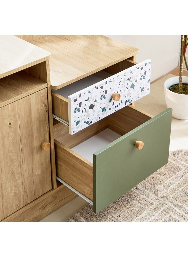 Fern 2-Drawer 1-Door Dresser with Mirror 41.5 x 170 x 80.5 cm - pzsku/Z49C1905A6883775E579CZ/45/_/1735803277/f5b83389-5049-4228-b3bd-2505d09d541f