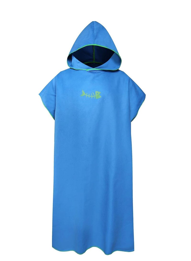 TRASSLE Surf Poncho Changing Towel Quickly with Hood Microfiber Beach Blanket Bath Towel Swim Towel Wetsuit Beach Poncho for Adults  - Image 1