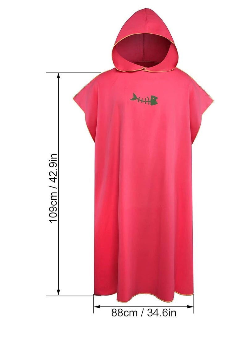 TRASSLE Surf Poncho Changing Towel Quickly with Hood Microfiber Beach Blanket Bath Towel Swim Towel Wetsuit Beach Poncho for Adults  - Image 2