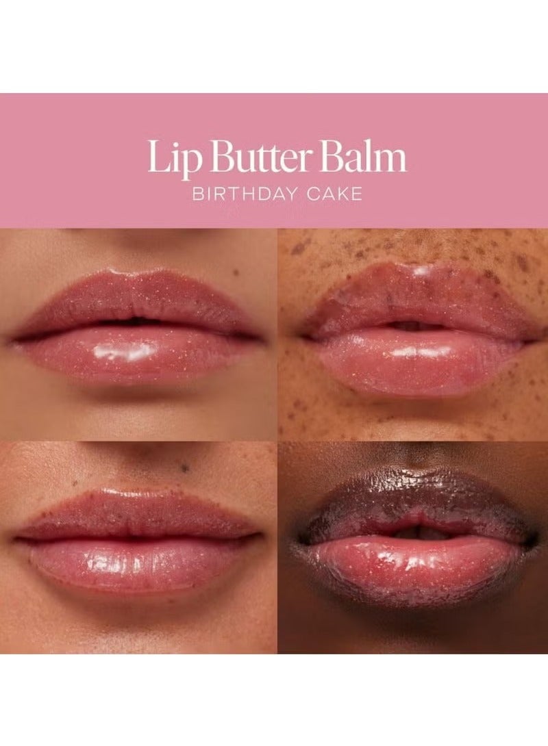 SUMMER FRIDAYS Tinted Lip Butter Balm - Vegan Lip Care for Instant Moisture, Shine & Hydration - Softening & Soothing - Birthday Cake Scent (.5 Oz) - Image 5