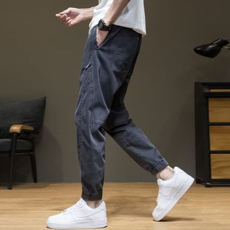 Unisex Classic Denim Jeans Loose Fit Daily Outdoor Wear - Image 3