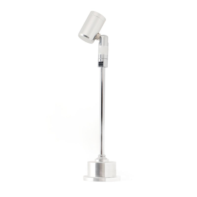 LED Mini Spotlight: 1W Aluminum Alloy Adjustable Head - Soft Glare-Free Light Cabinet Lamp for Jewelry Showcase Indoor Picture Display - Image 2
