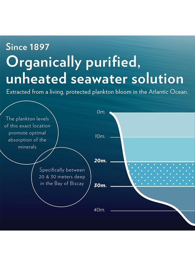 Quicksilver Scientific محلول كوينتون الأيزوتوني الأصلي مع معادن مياه البحر + مياه الينابيع الجبلية - ترطيب سائل، إلكتروليت + مكملات متعددة المعادن (30 أمبولة فردية) - Image 5