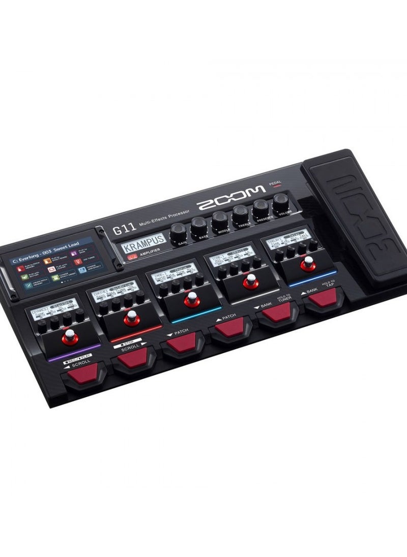 Zoom G11 Multi-Effects Processor with Expression Pedal