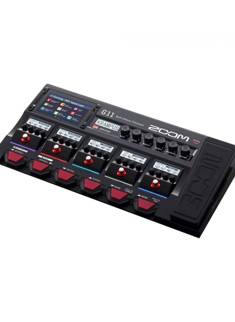 Zoom G11 Multi-Effects Processor with Expression Pedal