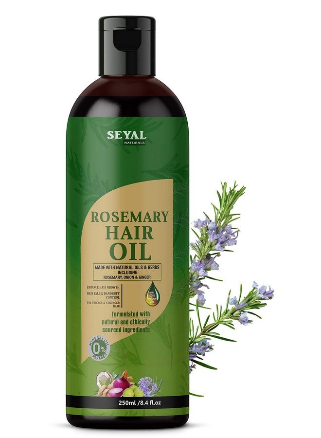 Seyal Rosemary Hair Oil For Hair Fall Control & Hair Growth | With Blackseed Oil, Castor Oil, Hibiscus Flowers Etc 250Ml - Image 1