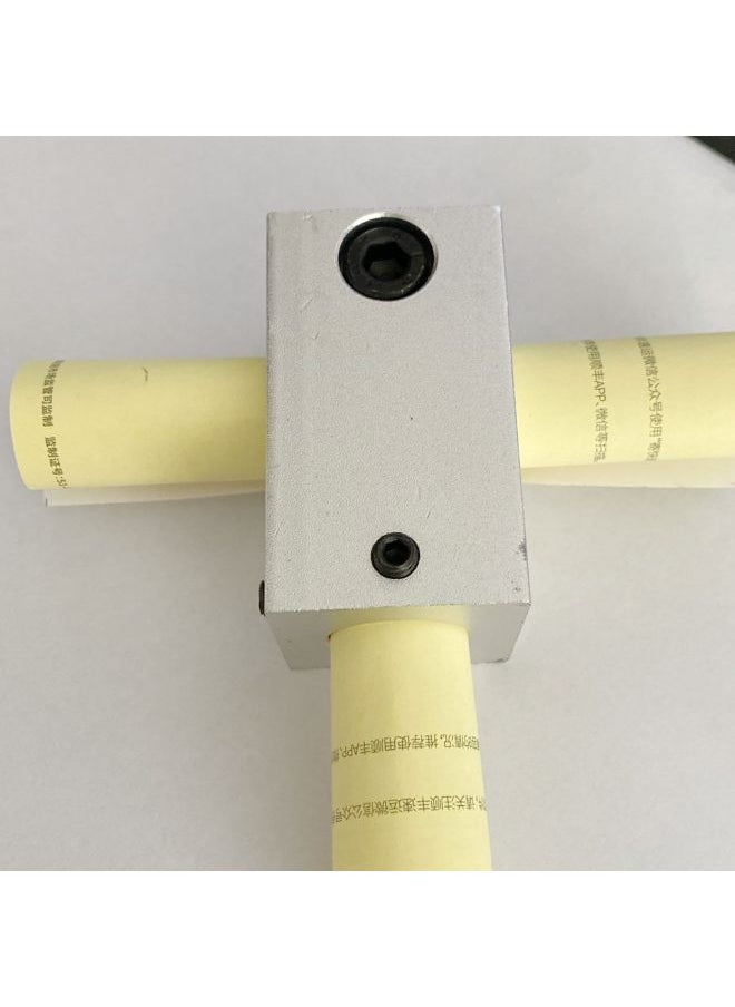 Generic Aluminum Alloy Cross Connectors Optical Axis Vertical Fixing Clamp Cross Linking Blocks Locking Fixed Blocks Precision Engineering-Model:T-clamp-aperture 30*30  - Image 2