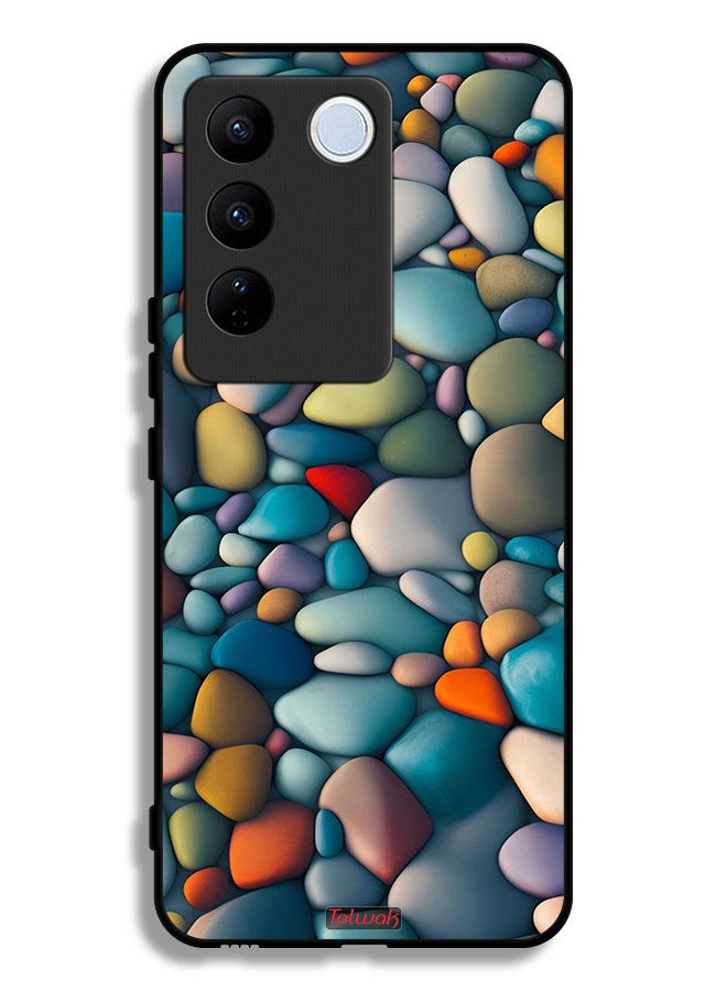Tolwak Vivo S16 Protective Case Cover Stones Abstract Pattern - Image 1