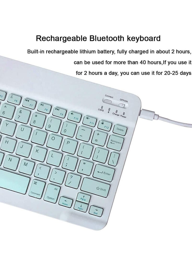 YJS Wireless Mouse Keyboard Set for Android Windows Tablet Cell Phone iPhone iPad Pro Air Mini - Image 3